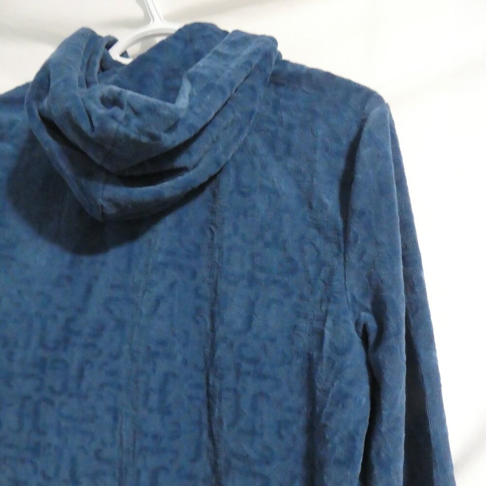 JUICY COUTURE | xl, extra large | Zip-Up Velour JC All Over Design Hooded Jacket - Picture 14 of 16
